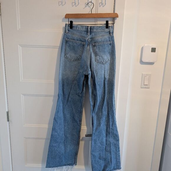 Zara/High Rise Wide Leg Sz 2 - Picture 3 of 4